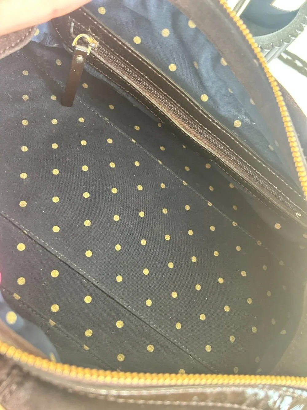 Kate Spade Chocolate Brown Suede Handbag